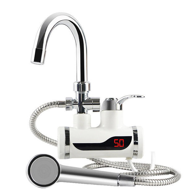 Міні бойлер водонагрівач душ з бічним підключенням Water Heater ZC-121 MP 5208 Київ - фото 1