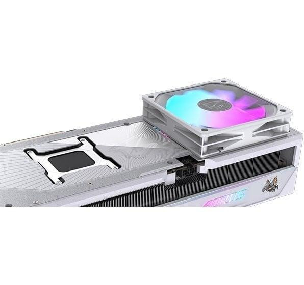 Відеокарта GF RTX 5090 32 GB GDDR7 Aorus Master Ice Gigabyte (GV-N5090AORUSM ICE-32GD) ( white ) Харків - фото 11