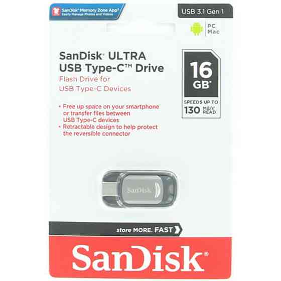 Flash SanDisk USB 3.0 Ultra Type-C 16Gb (150Mb/s) Киев