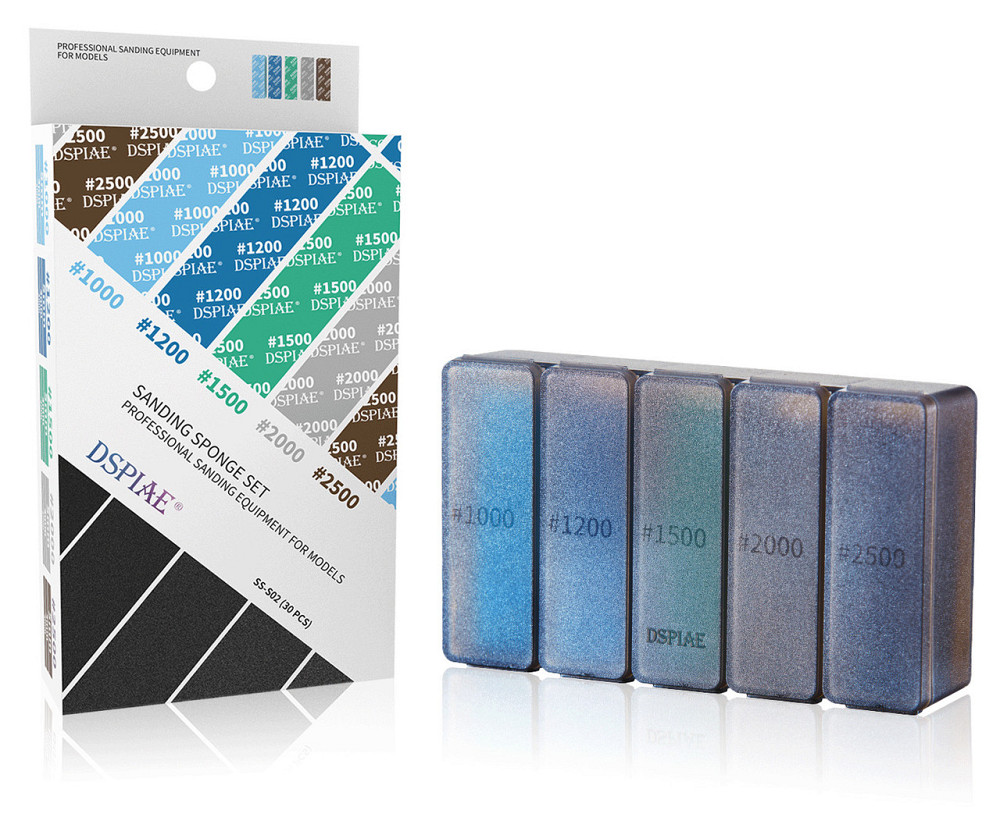 Набор шлифовальных губок 30 шт с кейсом для разных материалов Киев - изображение 1