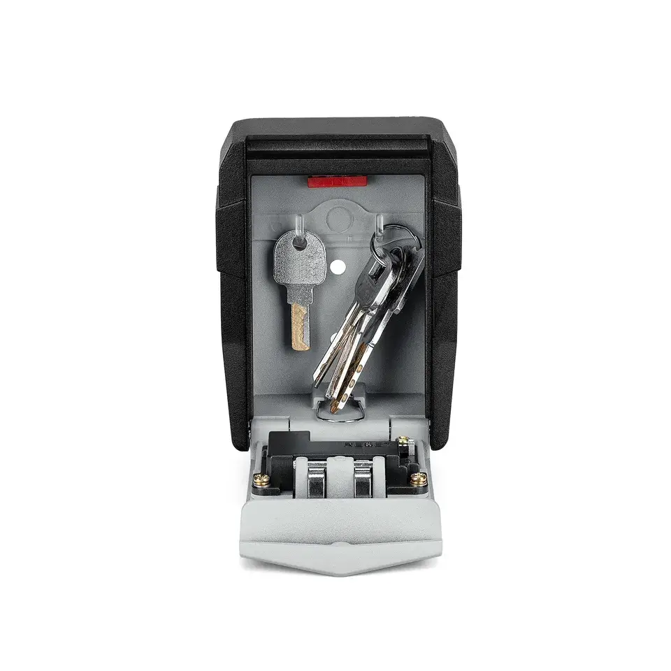 Зовнішній міні сейф Optimus CH-837 із кодовим замком (висота 120мм) Сірий Київ - фото 7