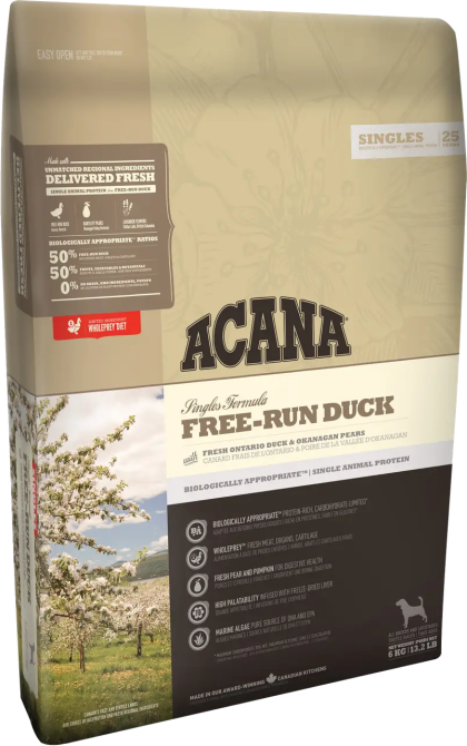 Acana Free-Run Duck (Акана Фрі-Ран Дак) сухий корм для собак усіх порід 11.4 кг. Запоріжжя - фото 1