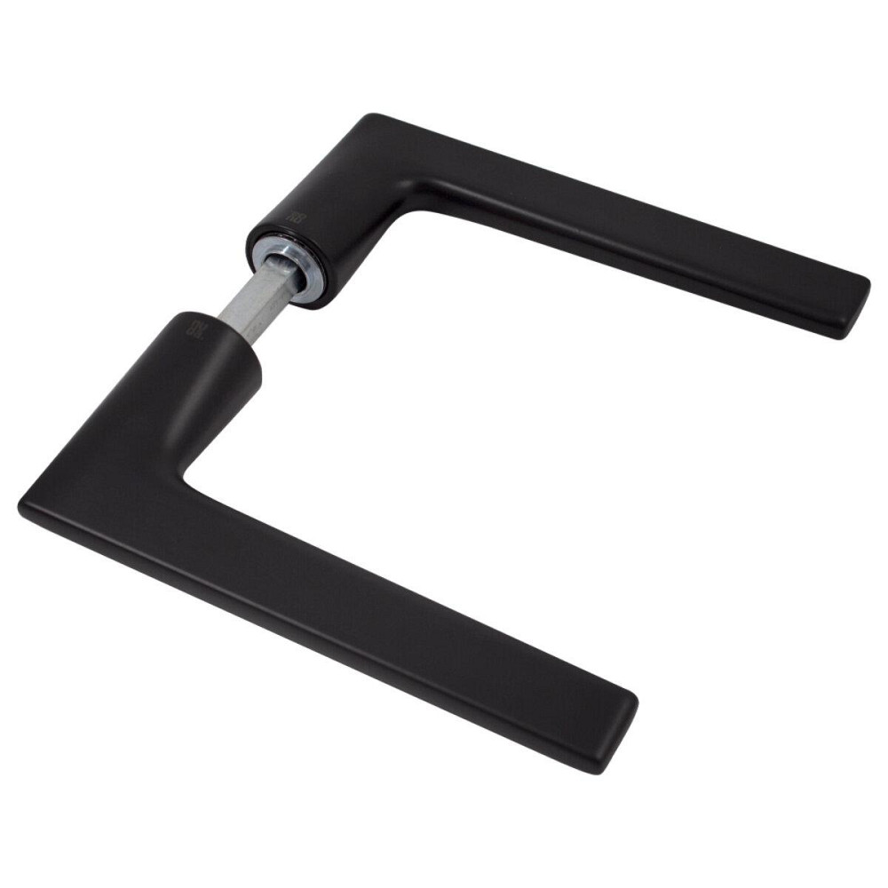 Дверная ручка на розетте Nuda Baar черный матовый R ф/с Киев - изображение 4