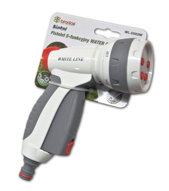 Багатофункціональний поливальний пістолет 5 режимів WL-EN52M BRADAS Польща Київ - фото 2