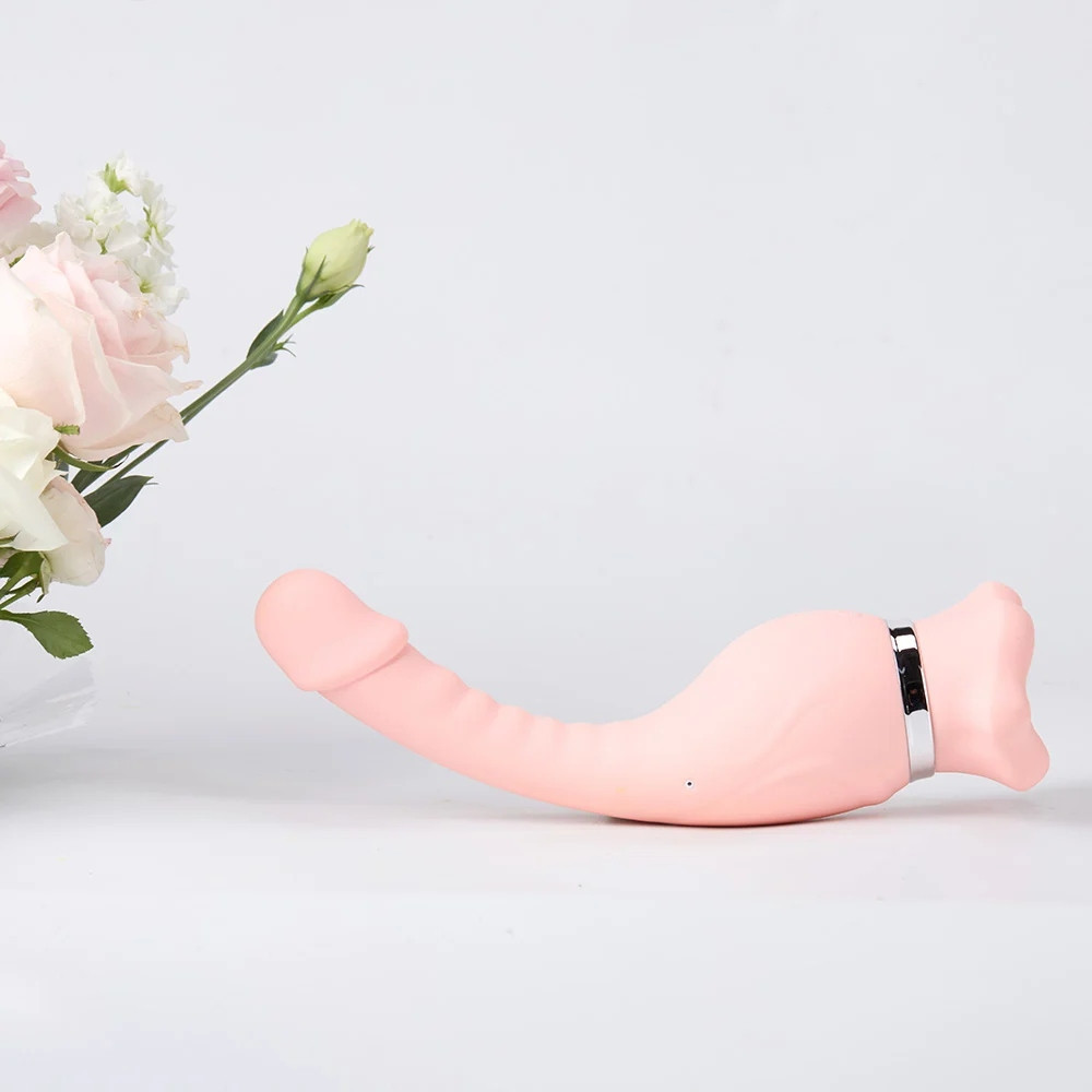 Вибратор и клиторный стимулятор BeYourLover Devil Flower с всасыванием, розовый, 24.3 х 3.7 см Sex Aura Киев - изображение 5