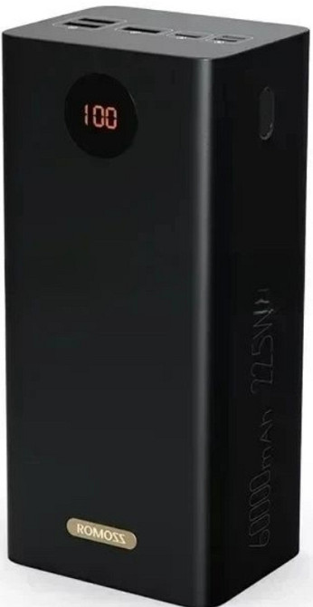 Павербанк Power bank ROMOSS 60000mAh PEA60 22.5W Black. Київ - фото 2