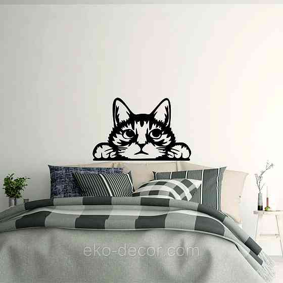 Декоративное настенное 3D Панно «Кот» Декор на стену с объемом (цена за 1 шт) Киев