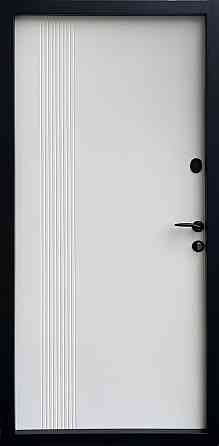 Вуличні двері Форт-М, модель СТИЛЬ комплектація "КОМФОРТ" колір антрацит/білий матовий 960 Київ