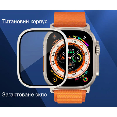 Стекло защитное Drobak 3D Titanium A+ Apple Watch Ultra 2 | Ultra 49mm (323230) Винница - изображение 2
