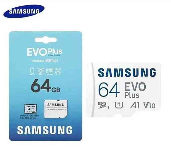 Карта памяти Samsung EVO Plus 64Gb/128Gb/256Gb Харьков