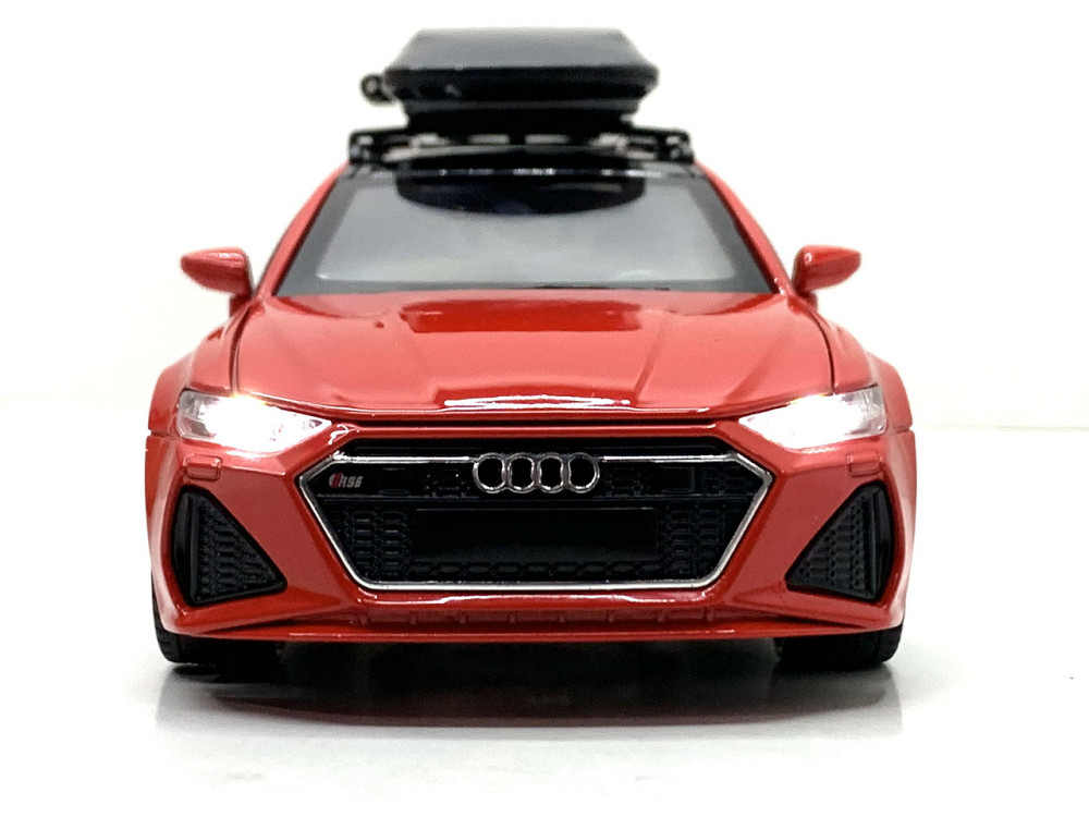 Машина Автосвіт Audi rs 6 інерційна відчиняються двері капот багажник 20,5 см Червоний (AP-2070) Чернигов - изображение 5