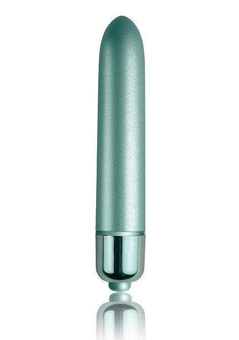 Вибропуля Rocks Off RO-90mm Touch of Velvet Aqua Lily матовая, 10 режимов работы, на батарейке Sex Aura Киев - изображение 1