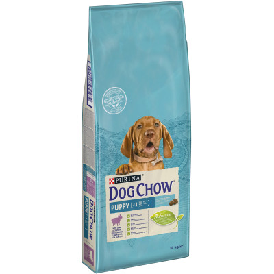 Сухой корм для собак Purina Dog Chow Puppy Lamb со вкусом ягненка 14 кг (7613034487872) Винница - изображение 1