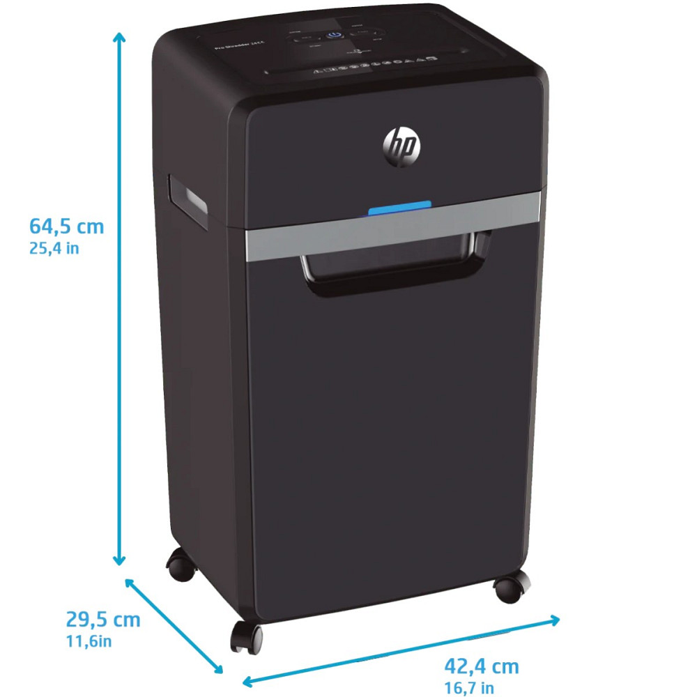 Знищувач документів HP Pro Shredder 24CC, A4, 80g х 24 листів, 4*35, 30 л., P-4 Вінниця - фото 5