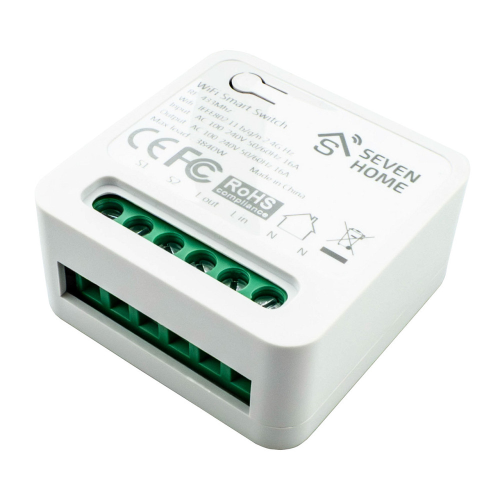 Розумне Wi-Fi реле SEVEN HOME S-7048 Київ - фото 8