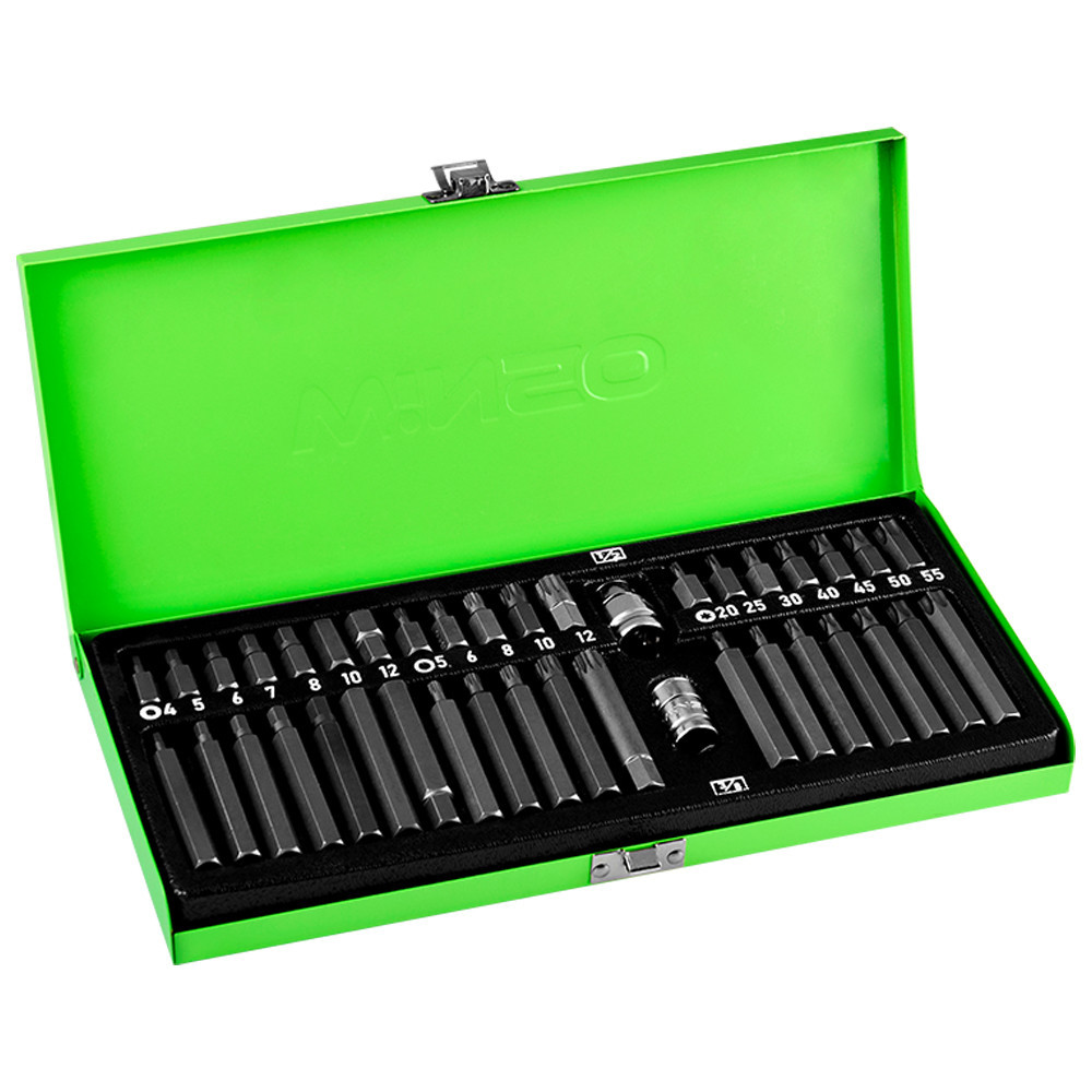 Професійний набір зірок і шестигранників WINSO PRO 1/2", 3/8", 40 шт (902040) Ковель - фото 2