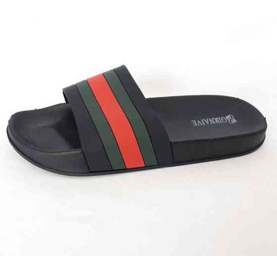 Шльопанці Тапочки Сланці Гуччі Чорні (розміри: 42,43) Дніпро