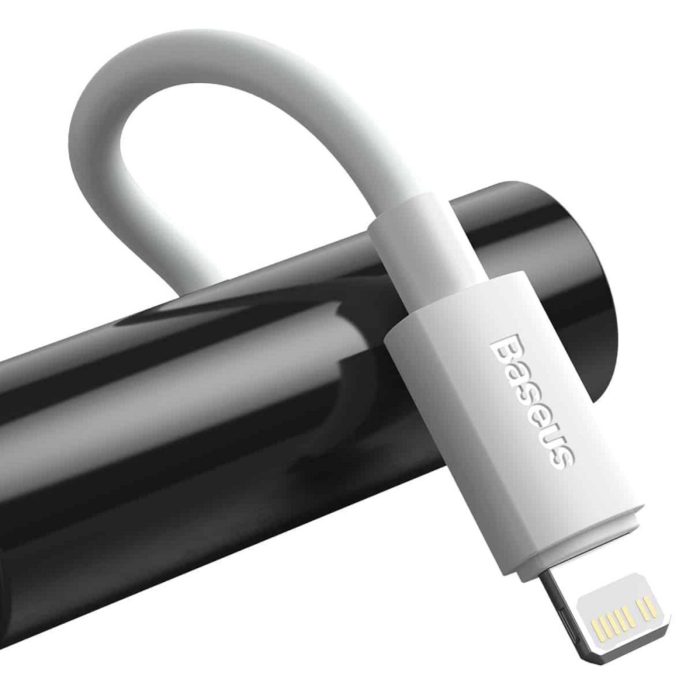Кабель Baseus Simple Wisdom Data Cable Kit USB - iP PD 20W (2PCS/Set）1.5m White TZCATLZJ-02 Одесса - изображение 4