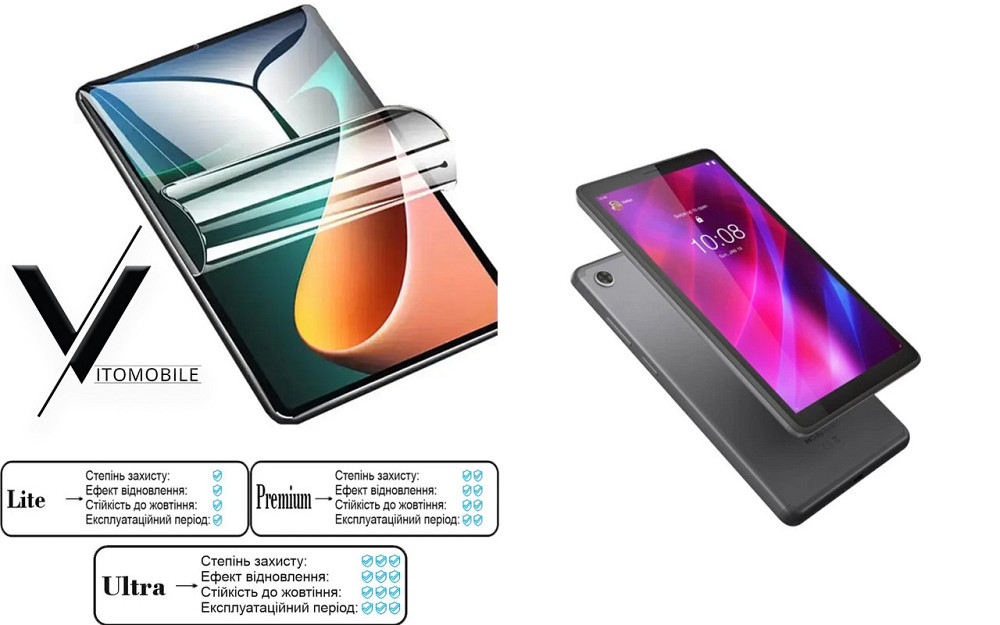 Полиуретановая пленка HyperClear Guard для Lenovo Tab M7 (3Rd Gen) Киев - изображение 1