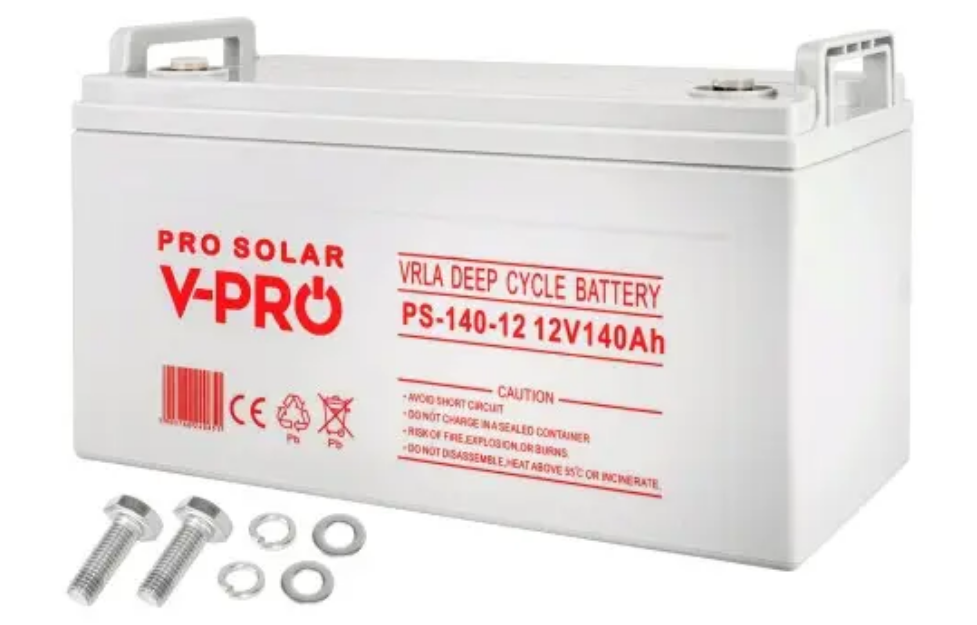 Акумулятор гелевий VOLT GEL VPRO SOLAR 140Ah 12V (6AKUGEL140) акб Київ - фото 2