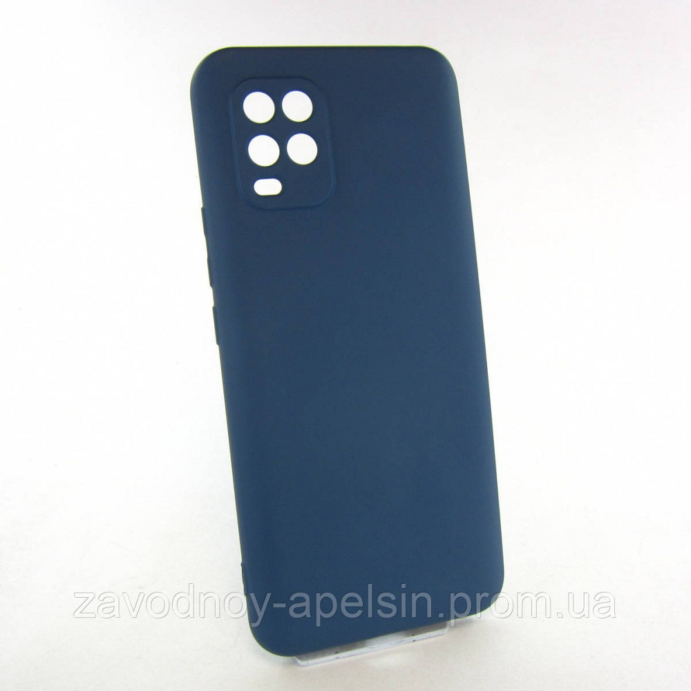 Xiaomi Mi 10 lite Силіконовий чохол (синій) Одеса - фото 1