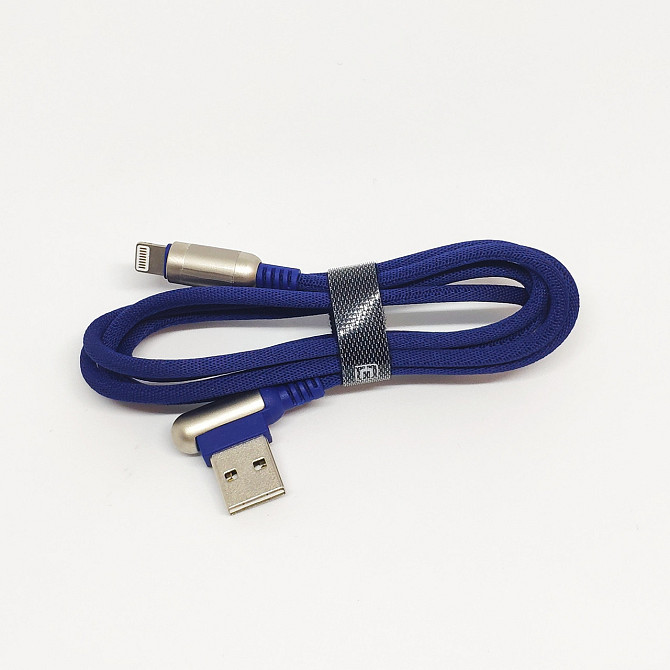 Кабель Hoco U17 Lightning Capsule 1.2m Blue Київ - фото 2