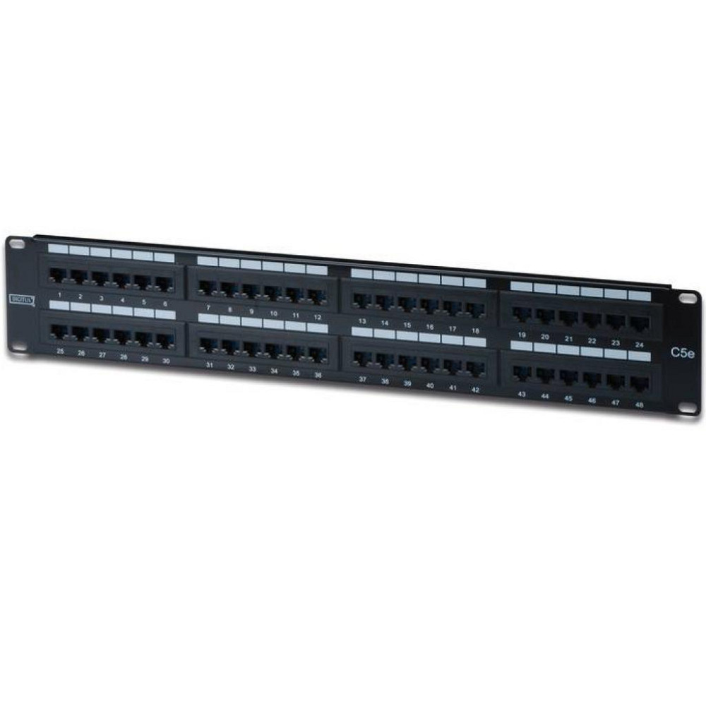 Патч-панель Digitus 19&quot; 48хRJ-45 UTP 2U cat. 5e в сборе (DN-91548U) Вінниця - фото 1