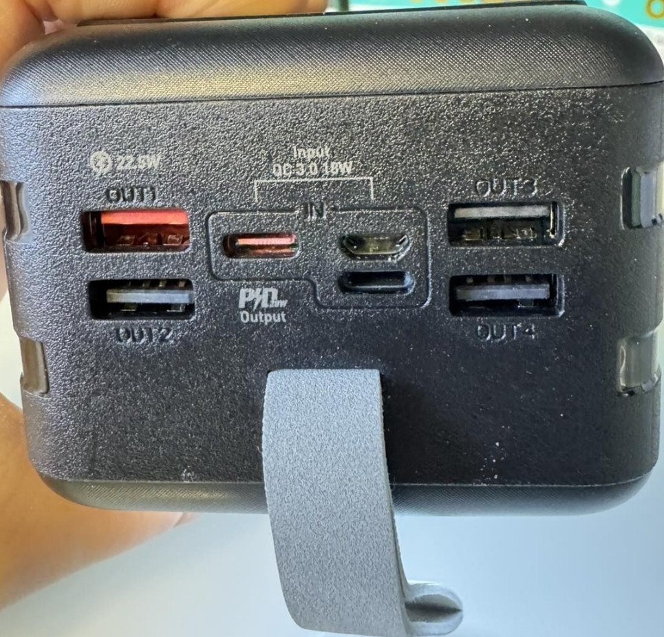 Повер Банк Hoco J86В 60000mAh 22.5w+PD20w(Power Bank Хоко 22.5 ватт) Київ - фото 2