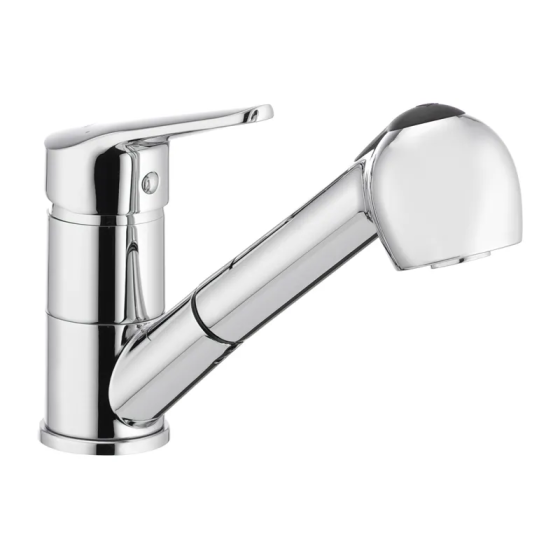 Кухонний змішувач з висувною лійкою Ibergrif Roma M14550 (IB0052) Харків