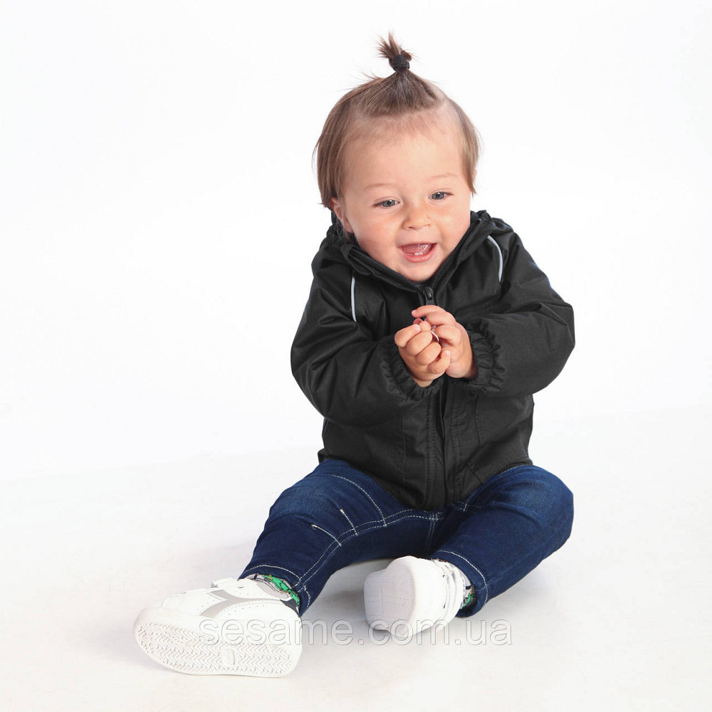 Дитяча куртка-парку демісезонна Чорна Харків - фото 4