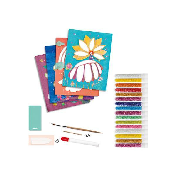 Набір для малювання блискітками Djeco Казкова країна (DJ09409) Харків - фото 6