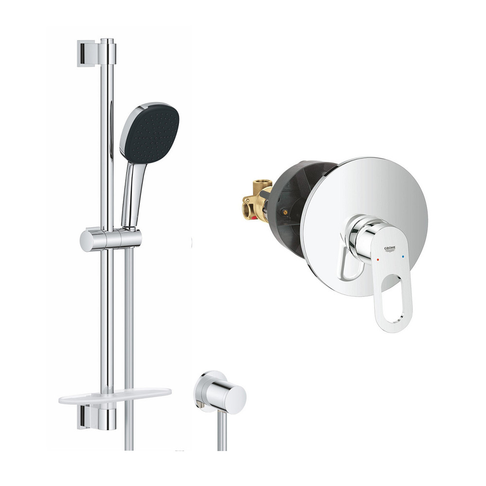 Душевая система Grohe Bauloop с гарнитуром Vitalio Comfort 110 и подключением Vitalio 2908026929 Киев - изображение 1