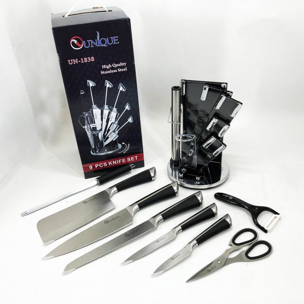 Кухонные ножи для готовки, Кухонный нож из нержавеющей стали металлический, Универсальный набор ножей QF-39 Львов - изображение 3