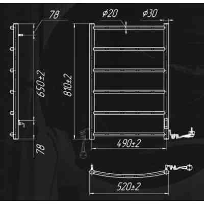 Сушарка для рушників MARIO Класік НР-І (2.3.0115.10.BM) Вінниця