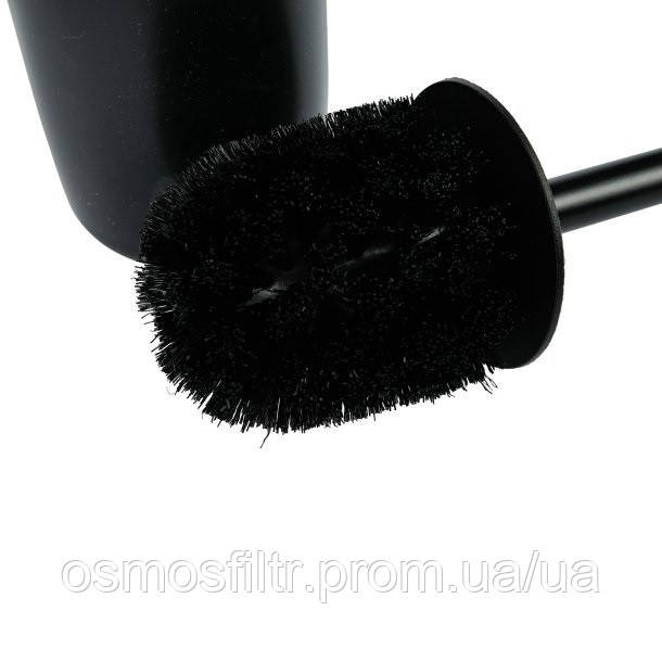 Набір для ванної кімнати Axentia 3 шт пластик чорний матовий (135951) Київ - фото 8