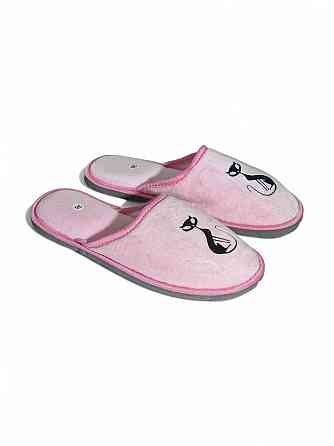 Женские домашние тапочки в розовые цвете с кошечка 36 р Одесса