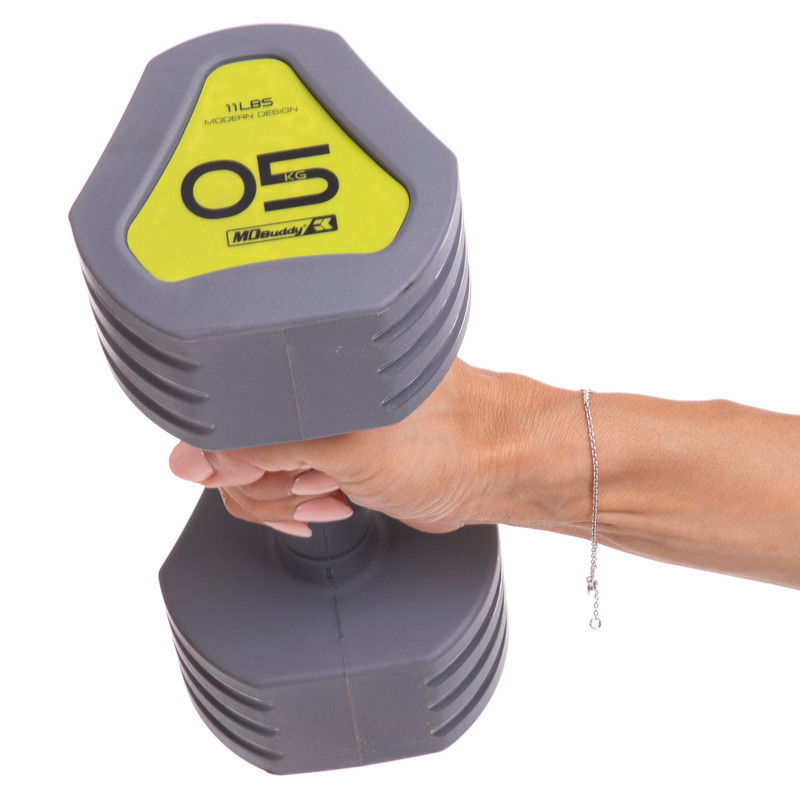 Гантель 5 кг покрытие TPU Zelart-2678-5 Киев - изображение 1