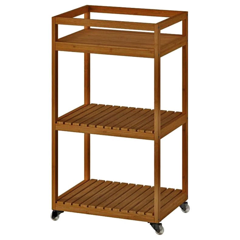 Етажерка для ванної на коліщатах "Андолі" охра Миколаїв - фото 1