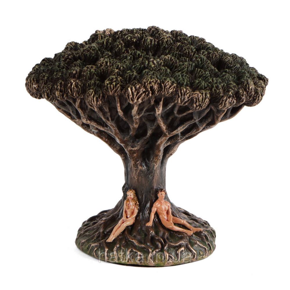 Статуэтка Veronese Дерево жизни Адам и Ева 15х15 см  полистоун с бронзовым покрытием 77868A4 Киев - изображение 1