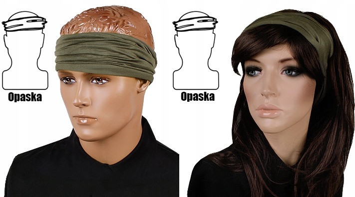 Багатофункціональний Універсальний Шарф (Бафф) Mil-Tec від Sturm (12216001) Olive Нововолинськ - фото 6