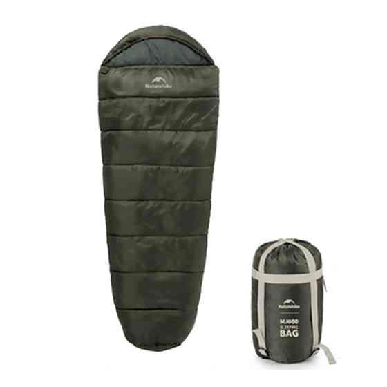 Спальник з капюшоном Naturehike CNK2300SD014 MJ600 Січ, зелений Рівне