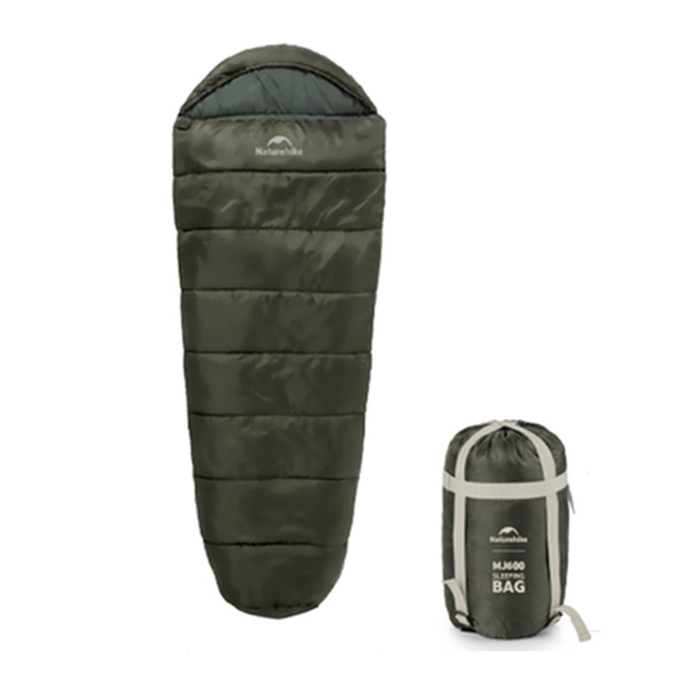Спальник з капюшоном Naturehike CNK2300SD014 MJ600 Січ, зелений Рівне - фото 1