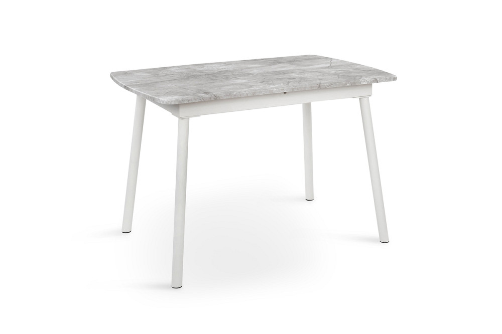 Стіл Соло 110(+35)*70 білий метал/базальт Київ - фото 6