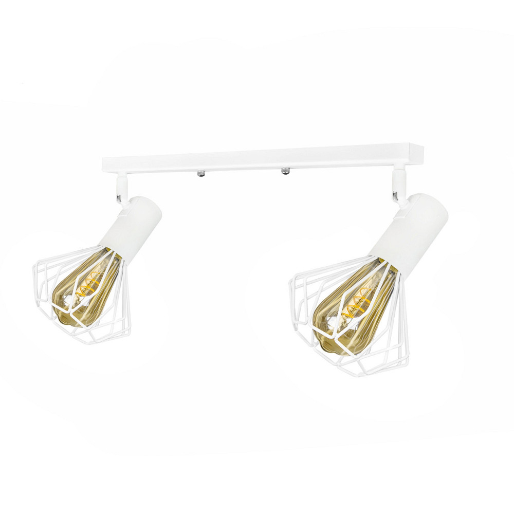 Светильник на планке с поворотними плафонами 2-Е27 Diadem NL 22151-2W белый Киев - изображение 2