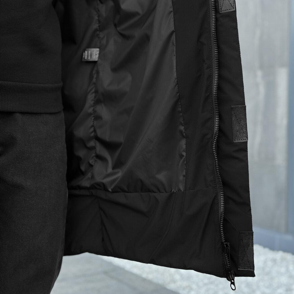 Мужская зимняя куртка черная Pobedov Legas Киев - изображение 10