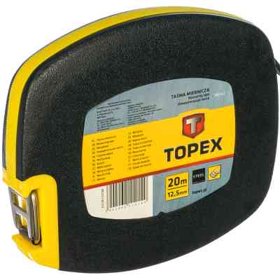 Рулетка Topex лента измерительная стальная, 20 м (28C412) Винница