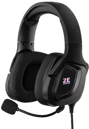 Гарнітура ігрова 2E GAMING HG340, 7.1, USB-A, RGB, 2м, чорний Киев