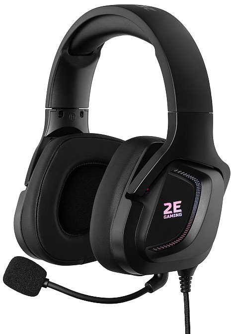 Гарнітура ігрова 2E GAMING HG340, 7.1, USB-A, RGB, 2м, чорний Киев - изображение 1