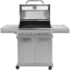 Гриль Yato Grill Gazowy 4+1 Stal Nierdzewna Pokrywa Z Szybą Palnik 14 2Kw Yg-20003 Киев - изображение 1