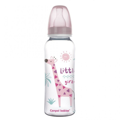 Пляшечка для годування Canpol babies PP 250 мл з малюнком рожевий (59/200) Вінниця - фото 1